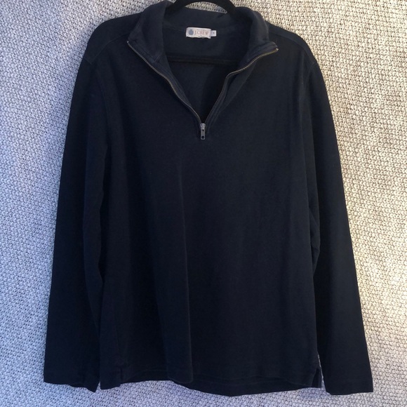 J. Crew Other - J Crew Navy Quarter ZIP Sweater
